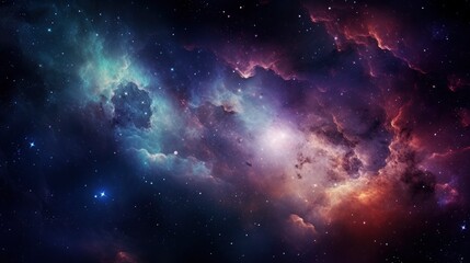 Fototapeta premium Colorful nebula, detailed high resolution professional photo