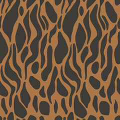 Pattern seamless with animal skin texture. Mammals fur printable background vector illustration