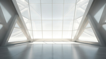 Minimalist Elegance: Sunlit Modern Architectural Interior