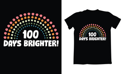 100 Days of School T-Shirt Design. School t-shirt design t-shirt design for print.