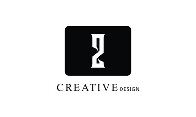 Z white letter creative brand simple minimal logo design for all kind of business.
