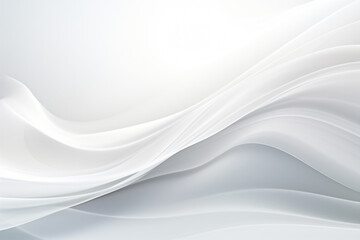 Light White wave abstract on white background,minimal background