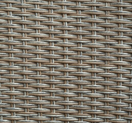Old wicker woven surface closeup