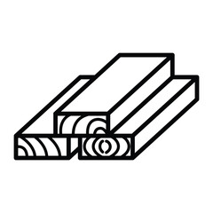 Lumber icon design, illustration design