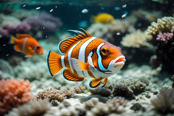 Vibrant and Beautiful Tropical Fish