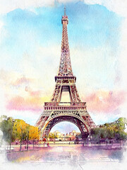 eiffel tower in paris