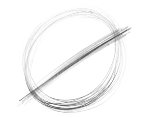 Icon prohibition hand draw pencil isolated on white, clipping