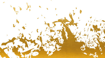 Golden Texture. Golden vector background. - 682425498