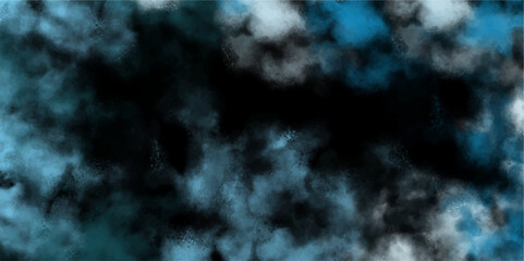 Smoke vector background..light blue and grey vector texture with cloudy border with black background .ornament and modern watercolor design with backdrop blue texture .Dark Blue, Green vector template
