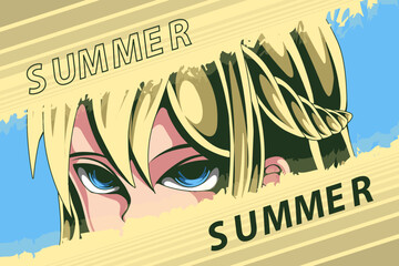 anime character design illustration