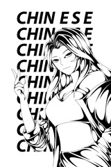 anime character design illustration