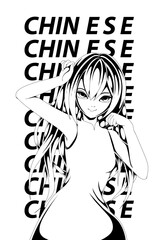 anime character design illustration