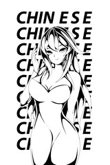 anime character design illustration