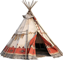 Native american tent clip art