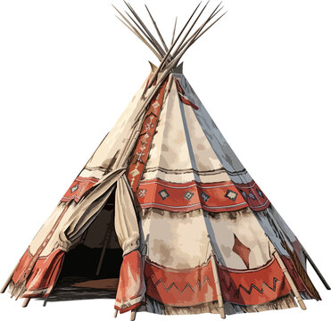 recommend clip art: Native american tent clip art