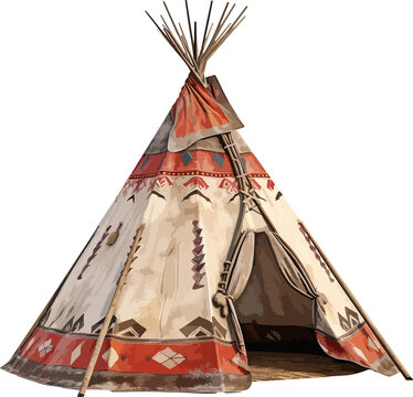 recommend clip art: Native american tent clip art
