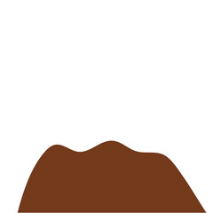 Chocolate Powder Illustration. Design Vector Element. Svg File