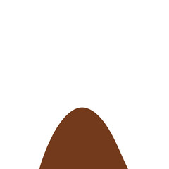 Chocolate Powder Illustration. Design Vector Element. Svg File