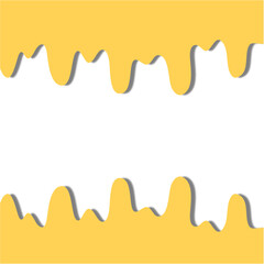 Cheese Melting Corner Background. Cheese Lovers Day. Cheese Decoration Frame Design. Svg File