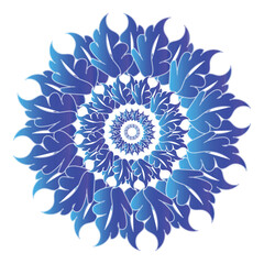 Beautiful decoration ornament mandala design
