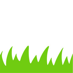 Childern Drawing Style. Childern Drawing Green Grass. Green Grass Illustration. Grass Design Element. Svg File