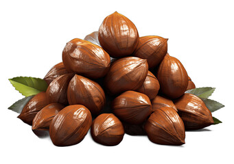 the Nutty Code: Beautiful Nuts on a Clear Canvas