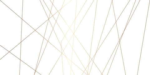 Abstract background with lines. Golden lines on White paper. Line wavy abstract vector technology background