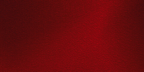 Red fabric texture canvas background for design cloth texture. panorama vintage fabric texture. Rough grunge texture seamless fabric background.