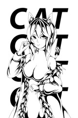 anime character design illustration