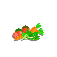 Vegetable Icon Design Element. Nutritious Vegetables Vector Design. Healthy Vegetable. Svg File