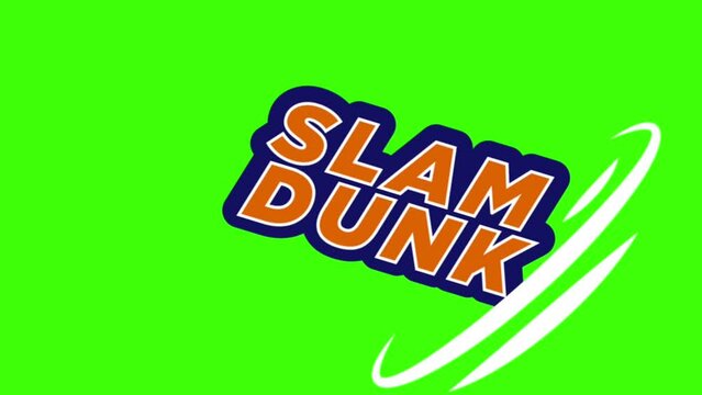 illustration of a slam dunk
