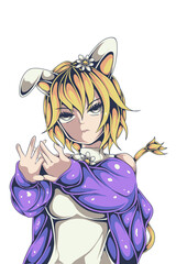 anime character design illustration