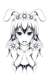 anime character design illustration