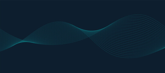 abstract blue wave background