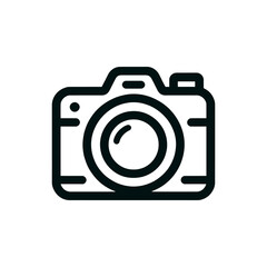 photo camera linear icon. Vector illustration