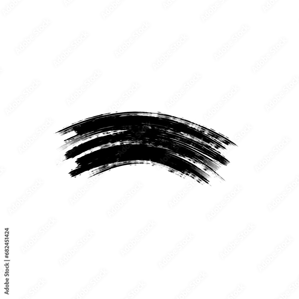 Poster black ink brush stroke. abstract ink. abstract stroke. ink icon. hand drawn ink stroke. ink stroke d