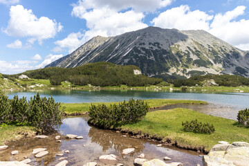 Landscape near Muratovo lake at Pirin Mountain, Bulgaria