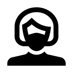 Masked Girl Icon