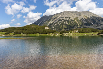 Landscape near Muratovo lake at Pirin Mountain, Bulgaria