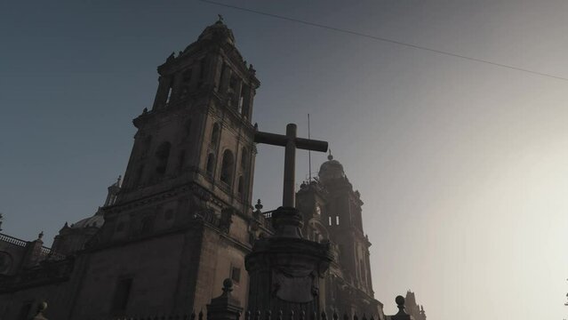 Catedral Metropolitana de la Ciudad de M&eacute;xico Mexico City Metropolitan Cathedral Early Morning Sunrise
