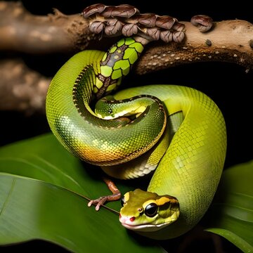 snake in a tree