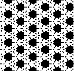 Black seamless abstract pattern. Overlay for background and backdrop. Ornamental design. PNG graphic illustration with transparent background.