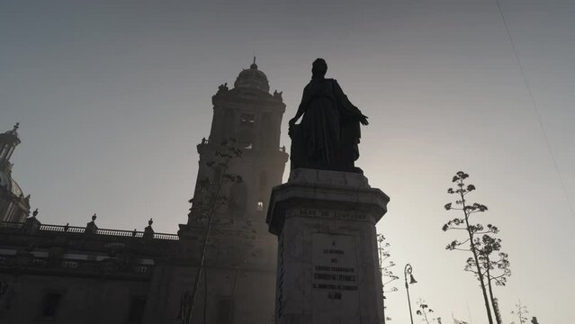 Catedral Metropolitana de la Ciudad de M&eacute;xico Mexico City Metropolitan Cathedral Early Morning Sunrise