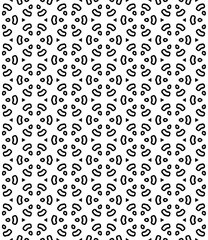 Black seamless abstract pattern. Overlay for background and backdrop. Ornamental design. PNG graphic illustration with transparent background.