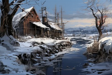 Winter Abandonment - Generative AI