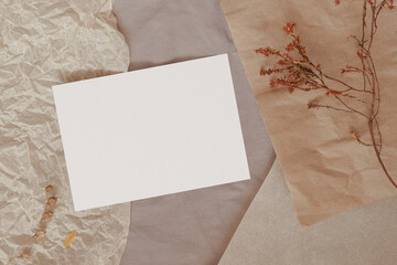 Autumn Zero Waste Mockup Card