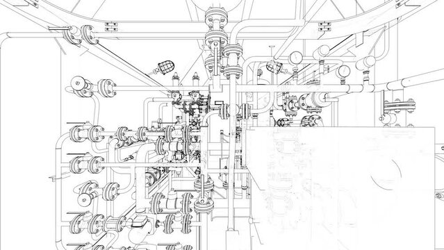 Movement between gate valves and pipes