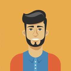 Man Vector illustration _ beard men illustration _ eps vector illustration _ men 