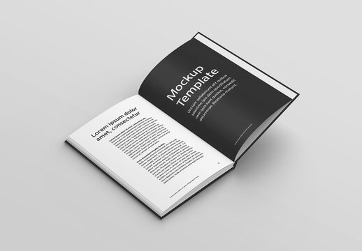Book Spread Mockup Template