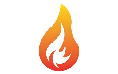 flame icon, orange fire vector, fire icon logo sign, gradient orange fire flame